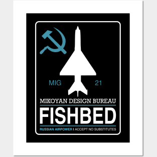 Mig-21 Fishbed Posters and Art